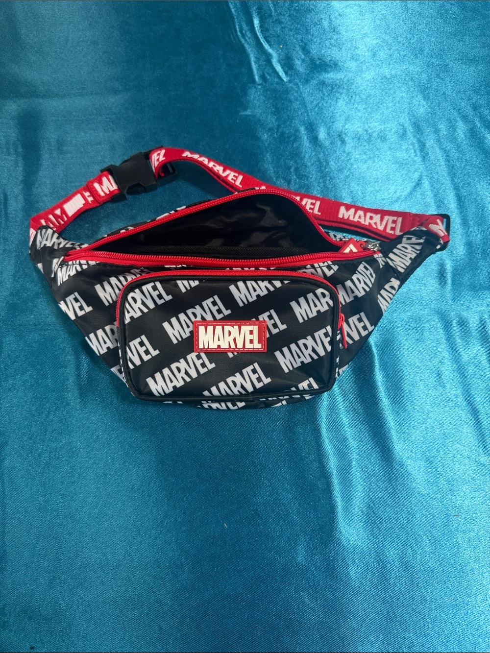 Marvel Black and Red Logo Waist Bag
